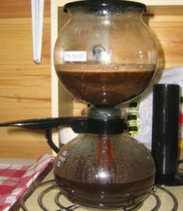 Vacuum coffee machines